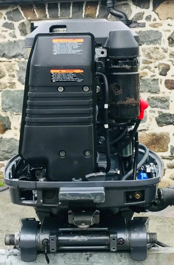 Used Yamaha 75hp – 2 stroke long shaft, electric start on remote cables - Image 5