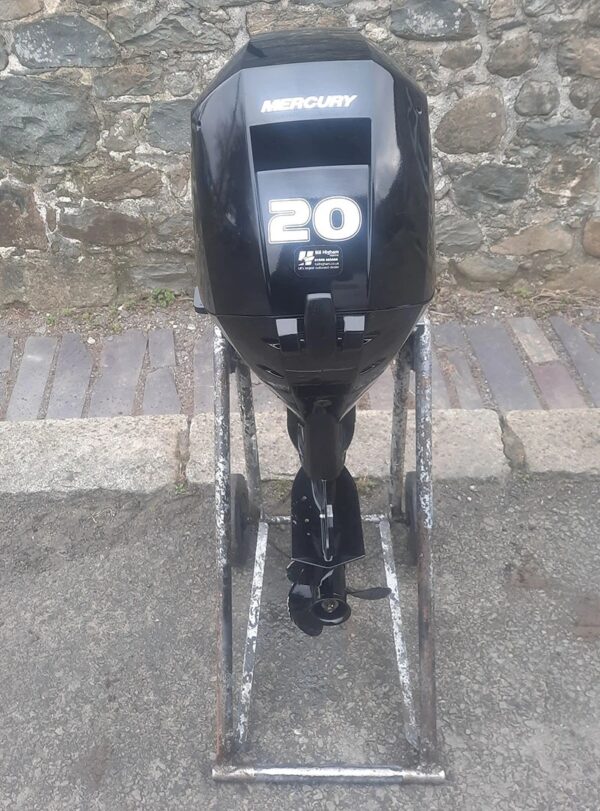 Used 20hp mercury fourstroke, short shaft, on remotes, power trim - Image 4