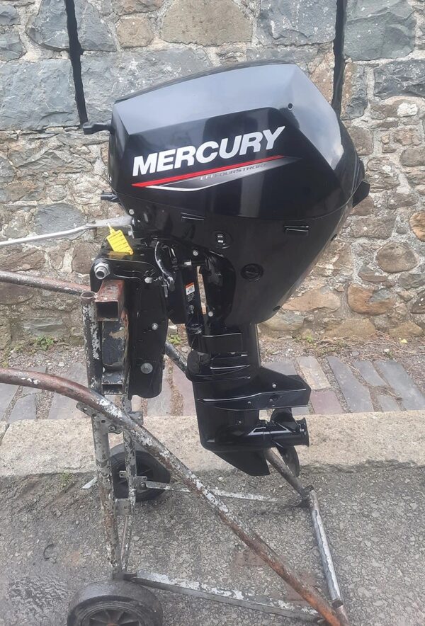 Used 20hp mercury fourstroke, short shaft, on remotes, power trim - Image 2